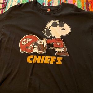 KC Chiefs Snoopy T Shirt 2XL